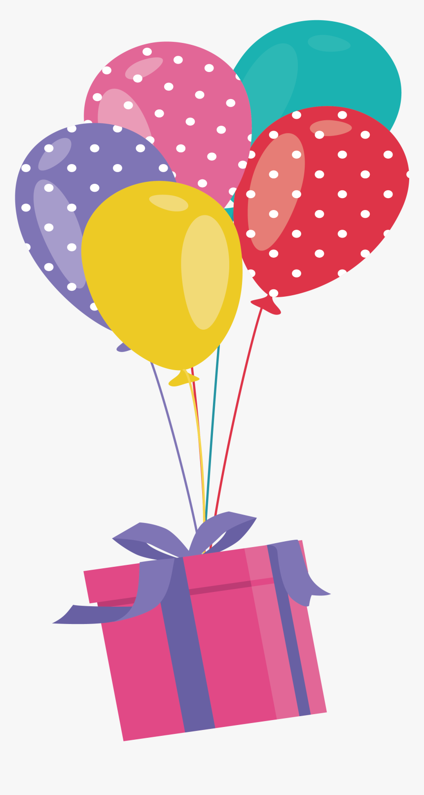Gifts And Balloons Clipart, HD Png Download