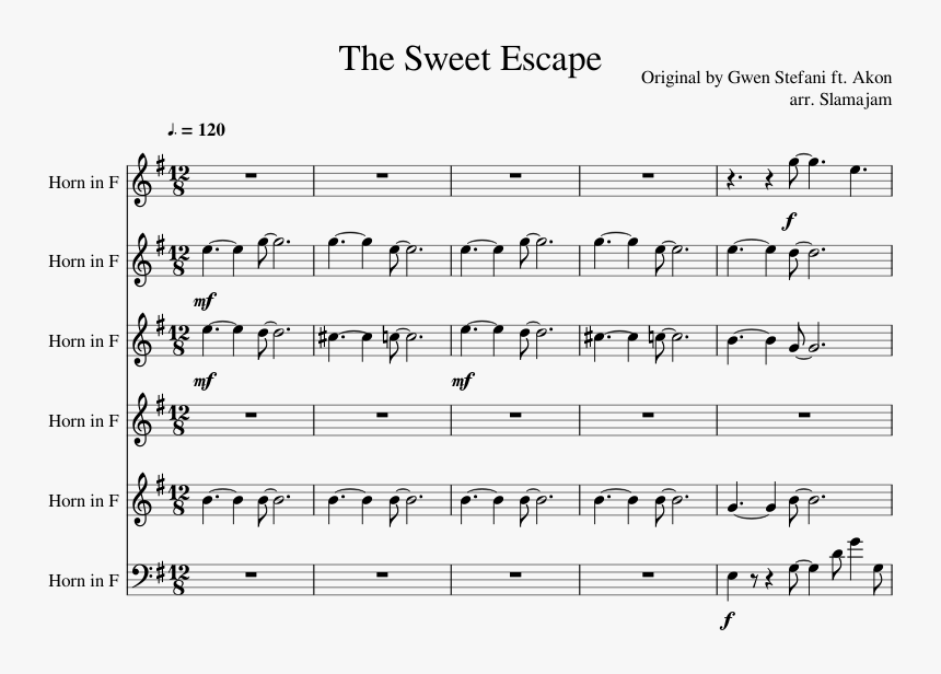 Transparent Gwen Stefani Png - Sheet Music, Png Download