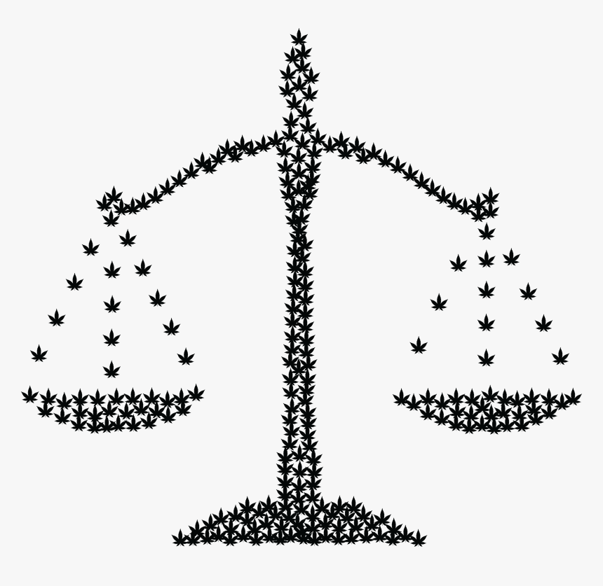 Transparent Black Pot Leaf Png - Marijuana Scale Clipart, Png Download
