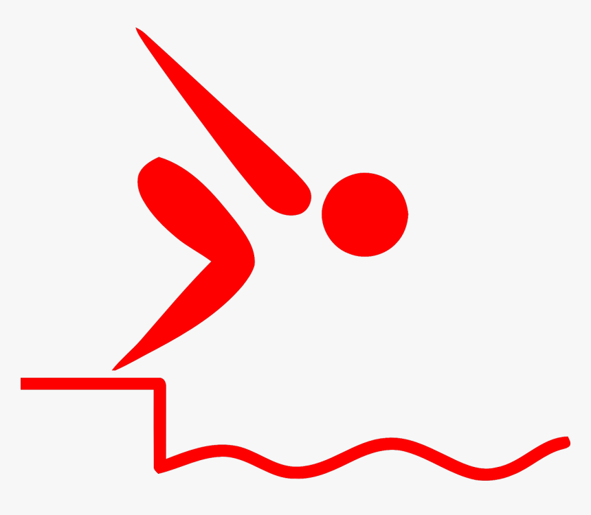 Starting Block, Swimming, Start, Jump, Olympic, Sports - Swimming Pictogram, HD Png Download