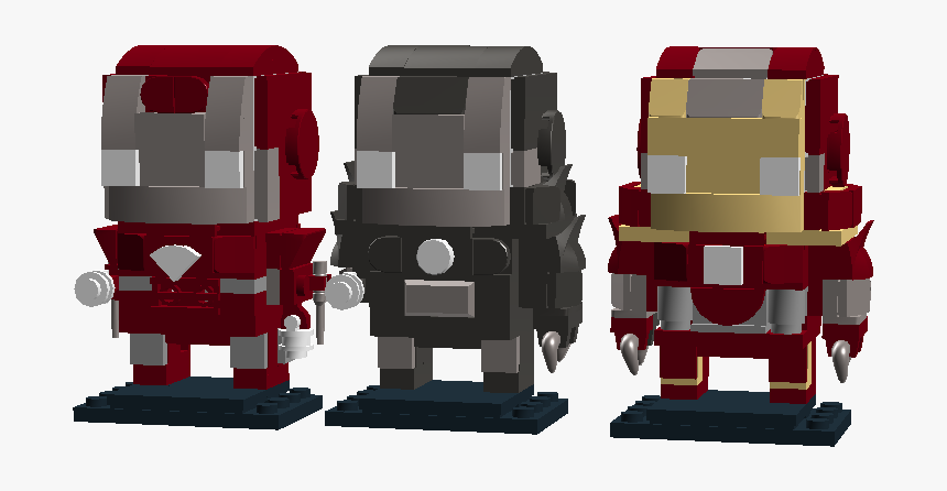 Iron Man Brickheadz Custom, HD Png Download
