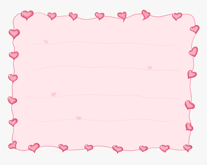 Hand Painted Love Border Drawn Dialog Account Vector - Cake, HD Png Download