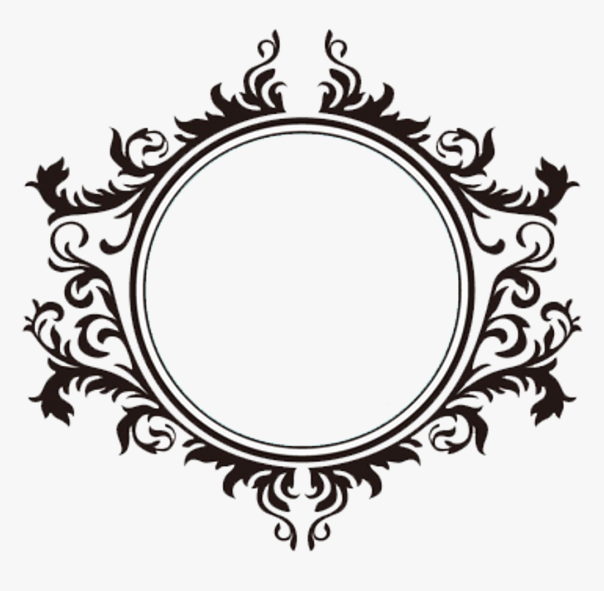 Marco Vintage Vintageeffect Freetoedit - Vintage Floral Frame Oval Png, Transparent Png