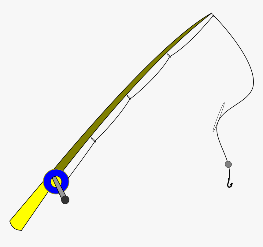 Fishing Rod Clip Arts - Fishing Rod, HD Png Download