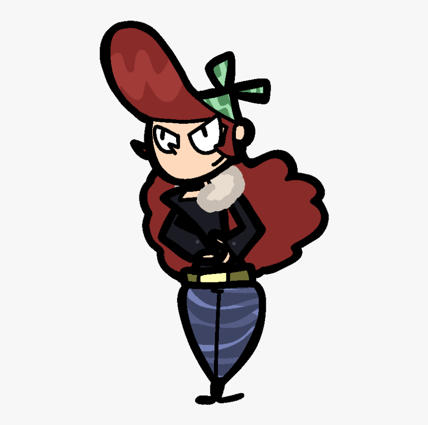 Thicc Ginger Biker With - Cartoon, HD Png Download