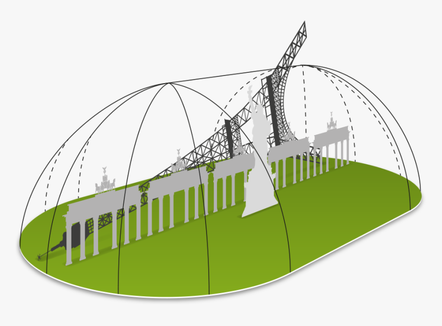 Dimensions Of The Hall - Tropical Islands Berlin Size, HD Png Download