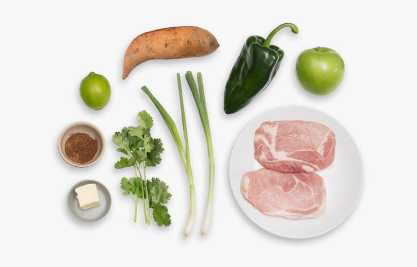 Spiced Pork Chops With Charred Poblano Salsa & Sweet - Healthy Summer Recipe Cards, HD Png Download