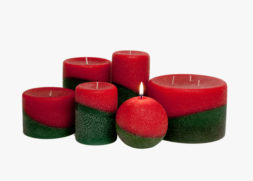 Christmas Morning Pillar Candles In 5 Sizes 
 Class - Candle, HD Png Download