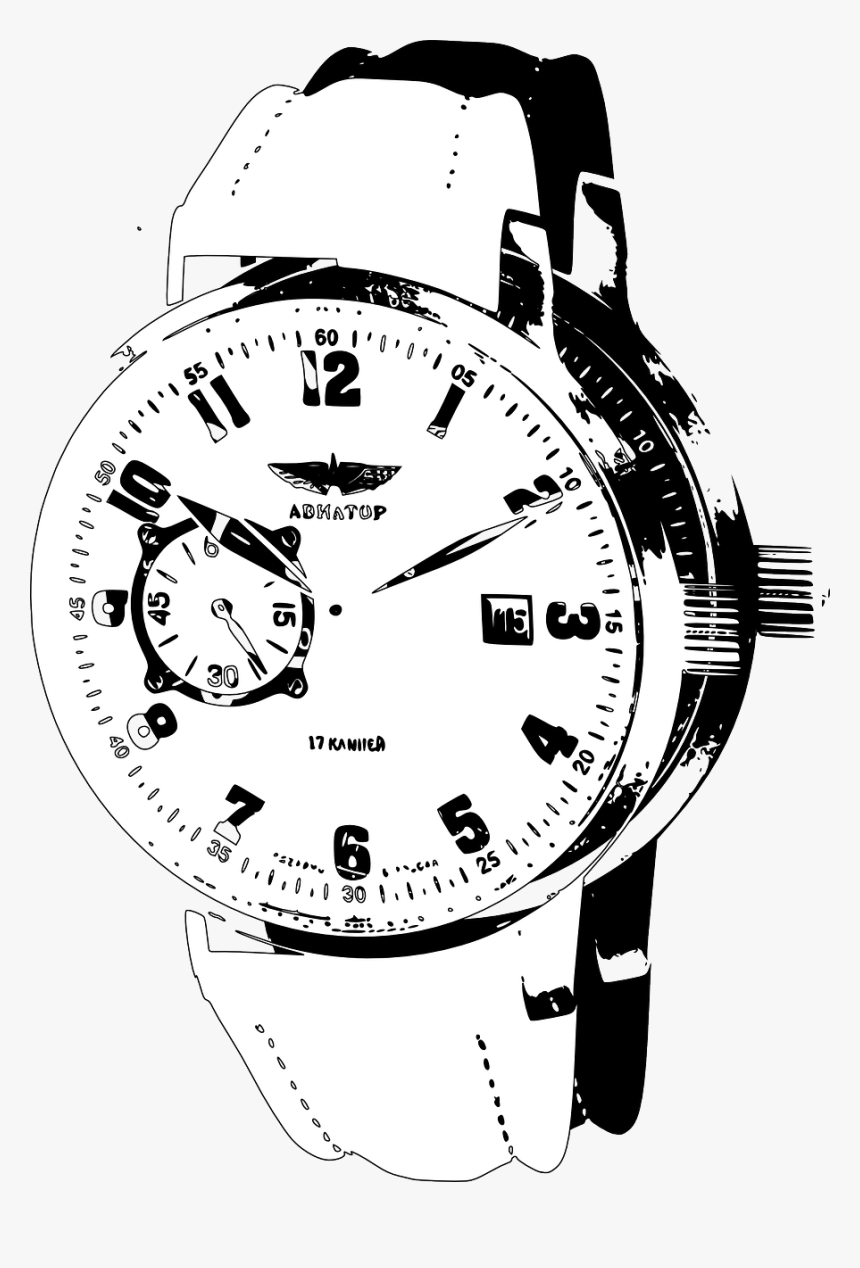 Relogio Pulso Png Desenho, Transparent Png