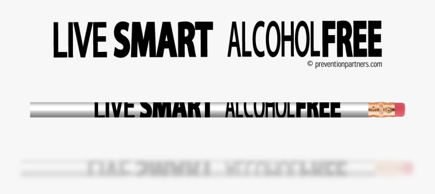 Live Smart Alcohol Free Main - Black-and-white, HD Png Download