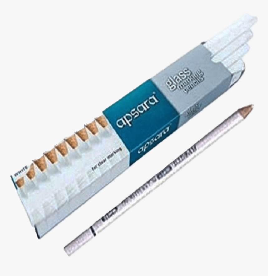 Apsara Glass Marking White Pencil Box - Cutting Tool, HD Png Download