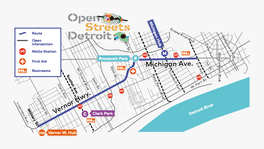 Transparent Streets Png - Map, Png Download