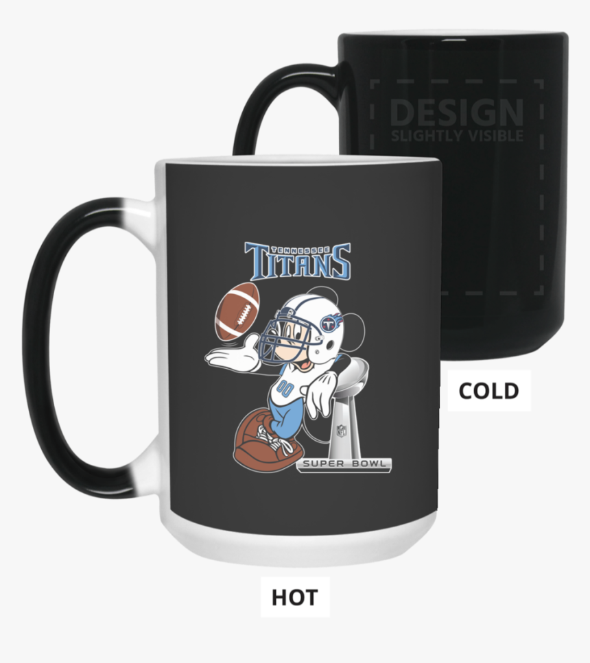 Nfl Tennessee Titans Mickey Mouse Super Bowl Football - Mug, HD Png Download