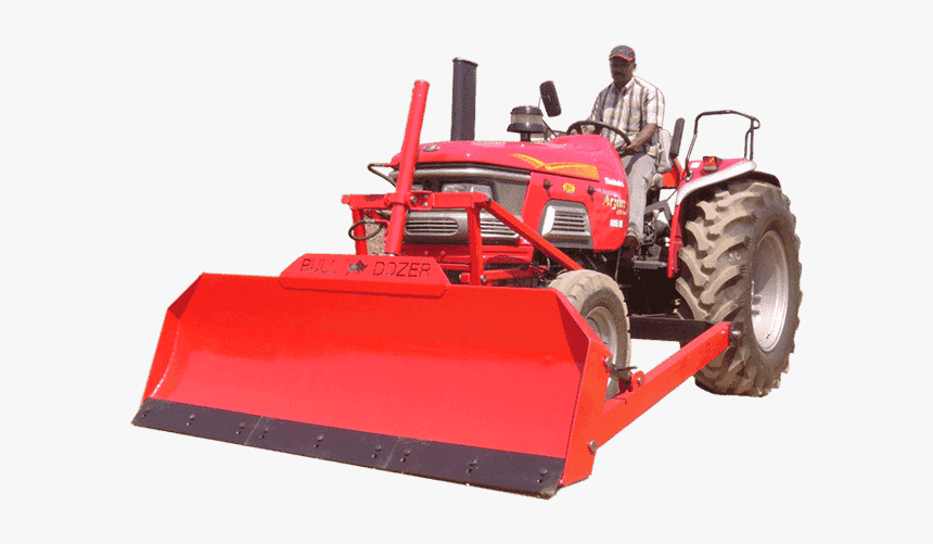 Tractor-attachments - Bulldozer, HD Png Download
