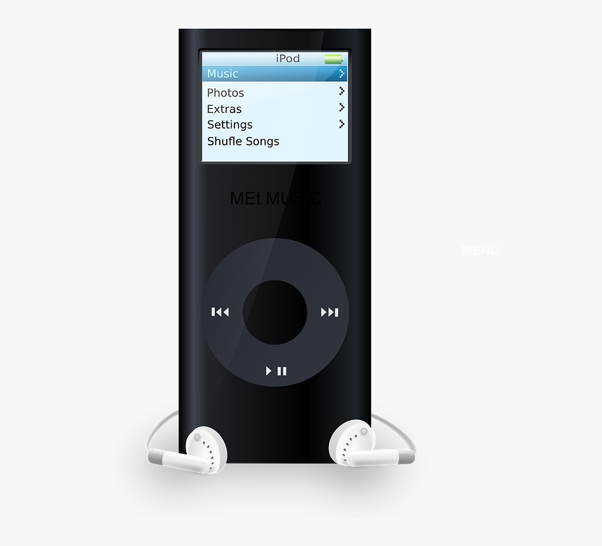 Ipod, Music, Mp3-player, Mp3, Songs, Mp3 Player, Device - Ipod Clipart Png, Transparent Png