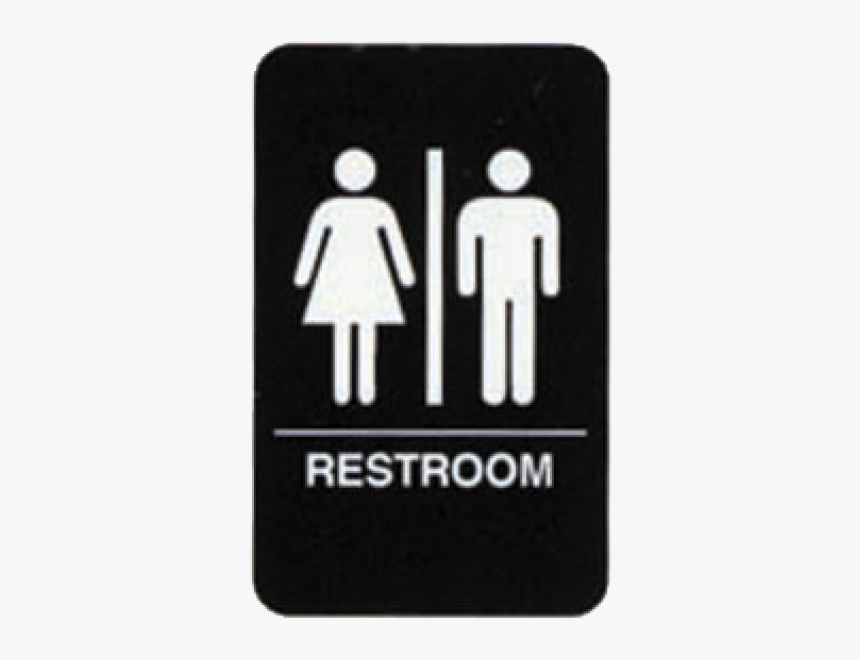 Cash & Carry Sign - Restroom Sign, HD Png Download