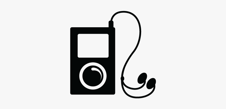 Mp3 Car Decal � Signitup - Clipart Ipod Png, Transparent Png