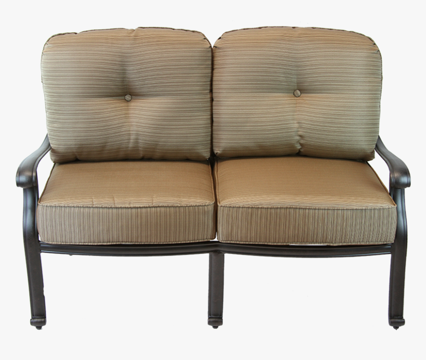 San Marcos Cast Aluminum Outdoor Patio Loveseat - Chair, HD Png Download