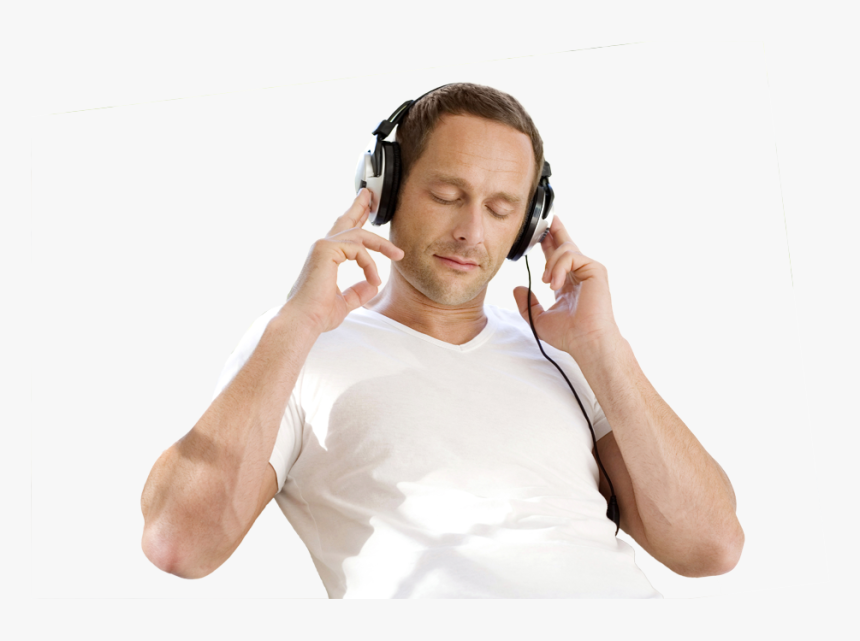 Just Listen To This Money Flow Meditation For A Few - Man Listening Ear Phone Png, Transparent Png