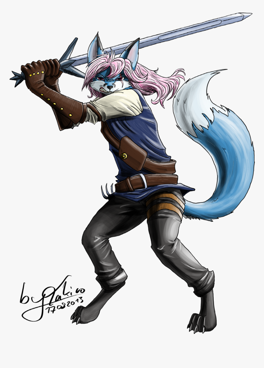 Nyaaa The Witcher - Geralt Of Rivia Furry, HD Png Download