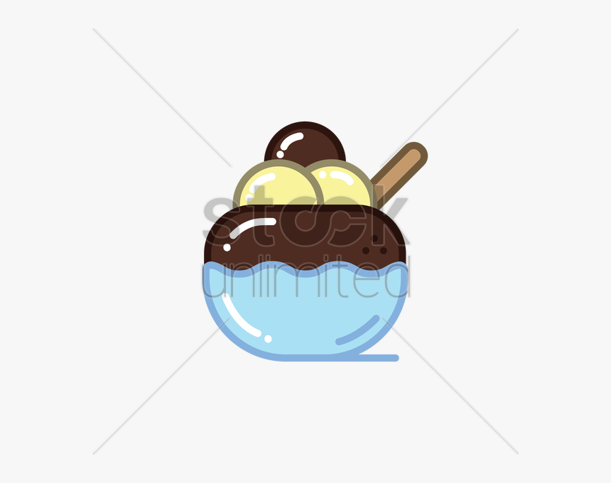 Transparent Ice Cream In A Bowl Clipart - Macaroon, HD Png Download