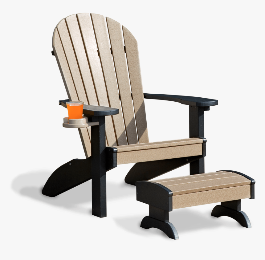 Patio Furniture Adirondack Classic Set Weathered Wood - Chair, HD Png Download
