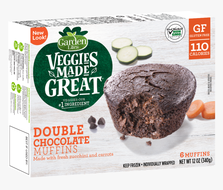 3d Muffin Chocolate 6ct 032519 - Veggies Made Great Muffins, HD Png Download
