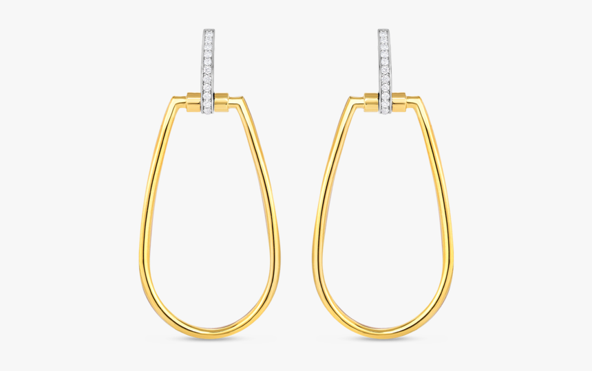 Classica Parisienne 18k Two-tone Diamond Earrings - Earrings, HD Png Download