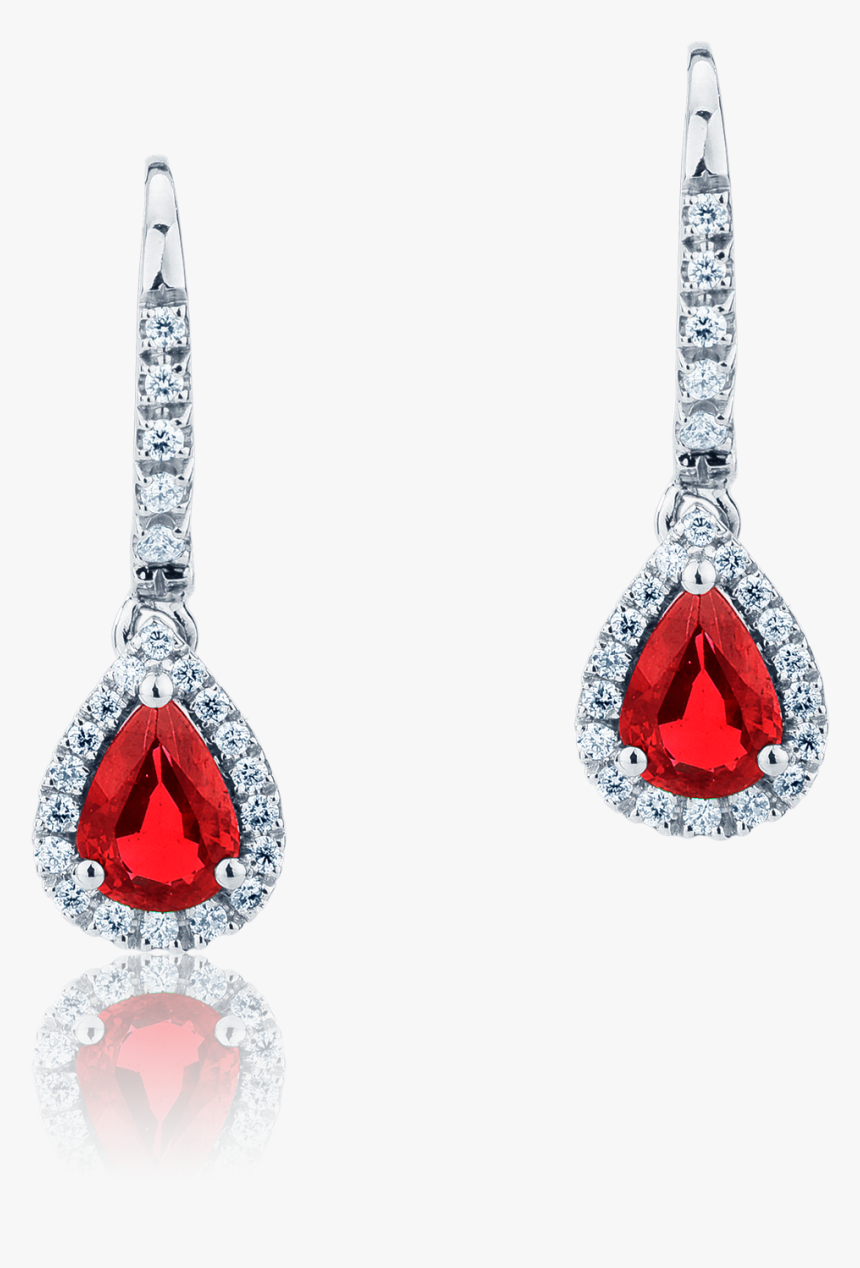 Mirco Visconti Earrings With Rubies And Diamonds - Mirco Visconti Rubino Orecchini, HD Png Download