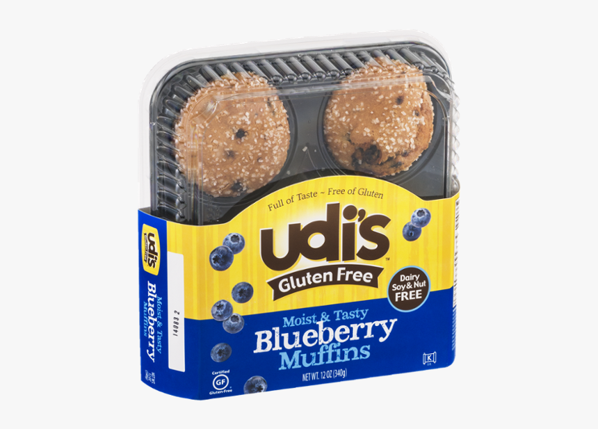Udi's Gluten Free Blueberry Muffins, HD Png Download