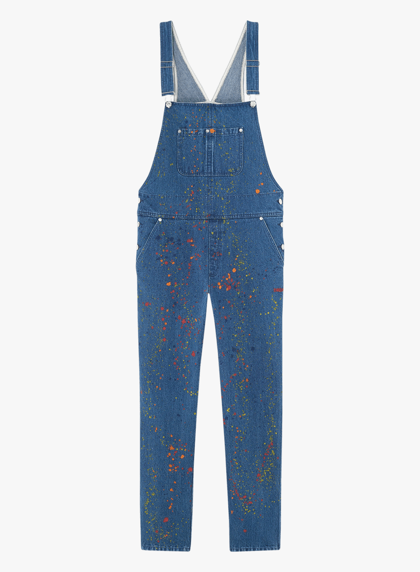 Apc Interaction X Kid Cudi South Salopette, Indigo - Overall, HD Png Download