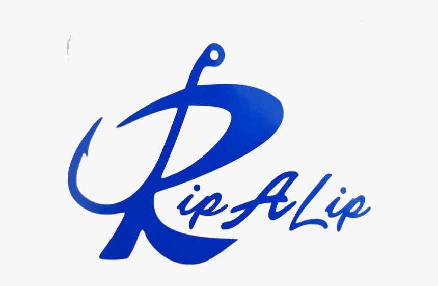 Rip A Lip Decal Small W/script Letter - Calligraphy, HD Png Download