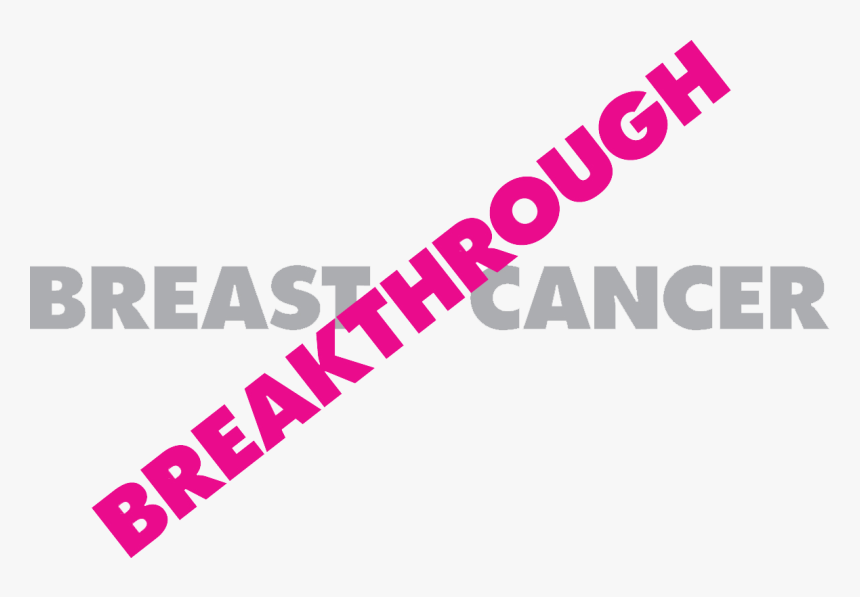 Breakthrough - Outline - Breakthrough Breast Cancer, HD Png Download
