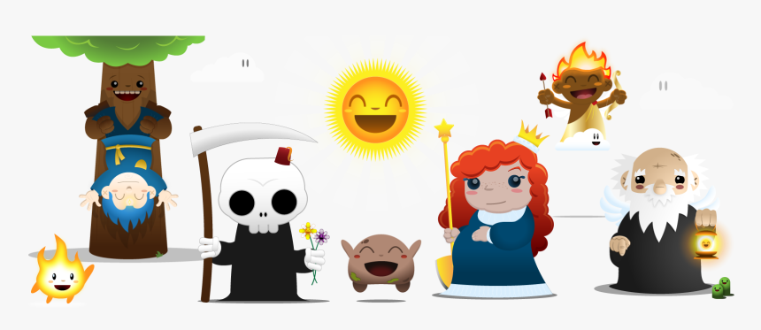 The Chibi Tarot - Cartoon, HD Png Download
