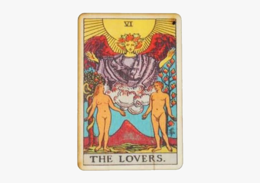 Rider Waite Lovers Card, HD Png Download