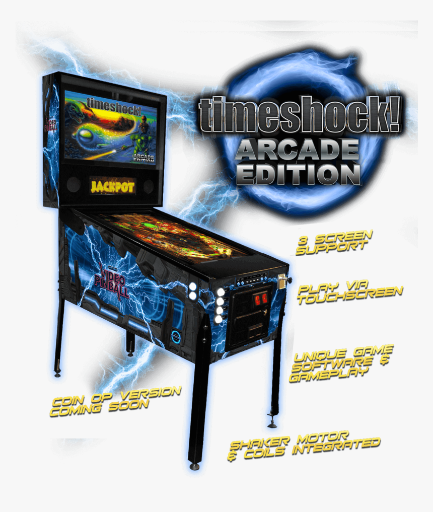Timeshock Arcade Edition - Arcooda Pinball Arcade, HD Png Download