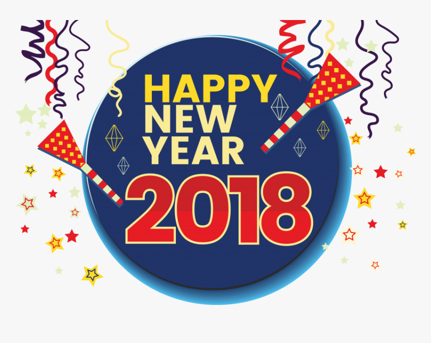 Digital Number Color Ornaments Transparent - New Year, HD Png Download