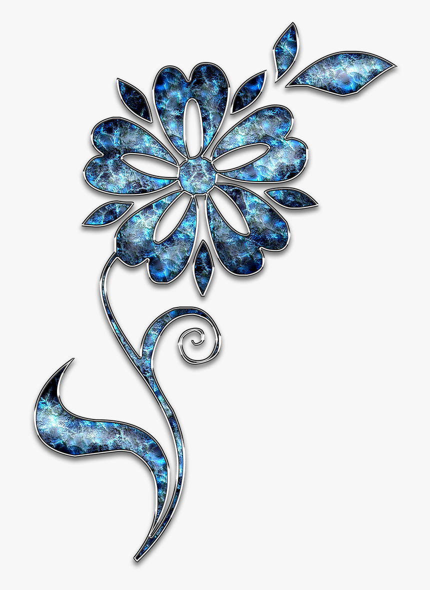Decor Ornament Jewelry Free Photo - Flower Design Drawing, HD Png Download