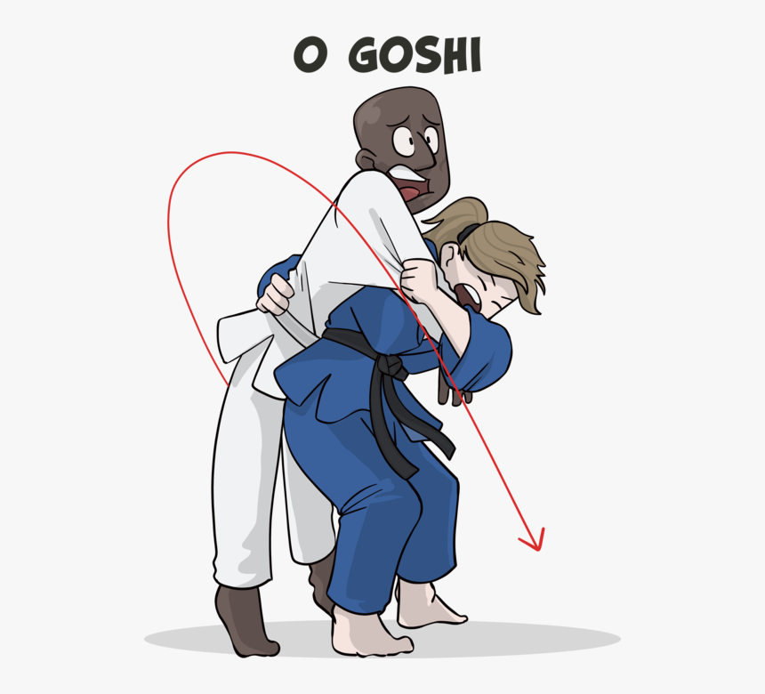 Hip Throw O Goshi, HD Png Download