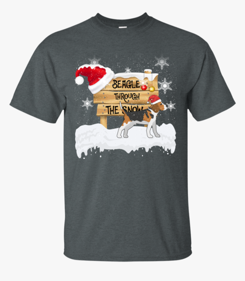 Beagle Through The Snow Santa Hat T-shirt - Father And Daughter Tshirt Star Wars, HD Png Download