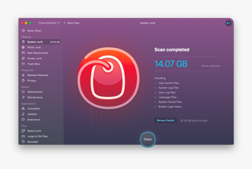 Cleanmymac X Mac Optimize Apps - Macos, HD Png Download