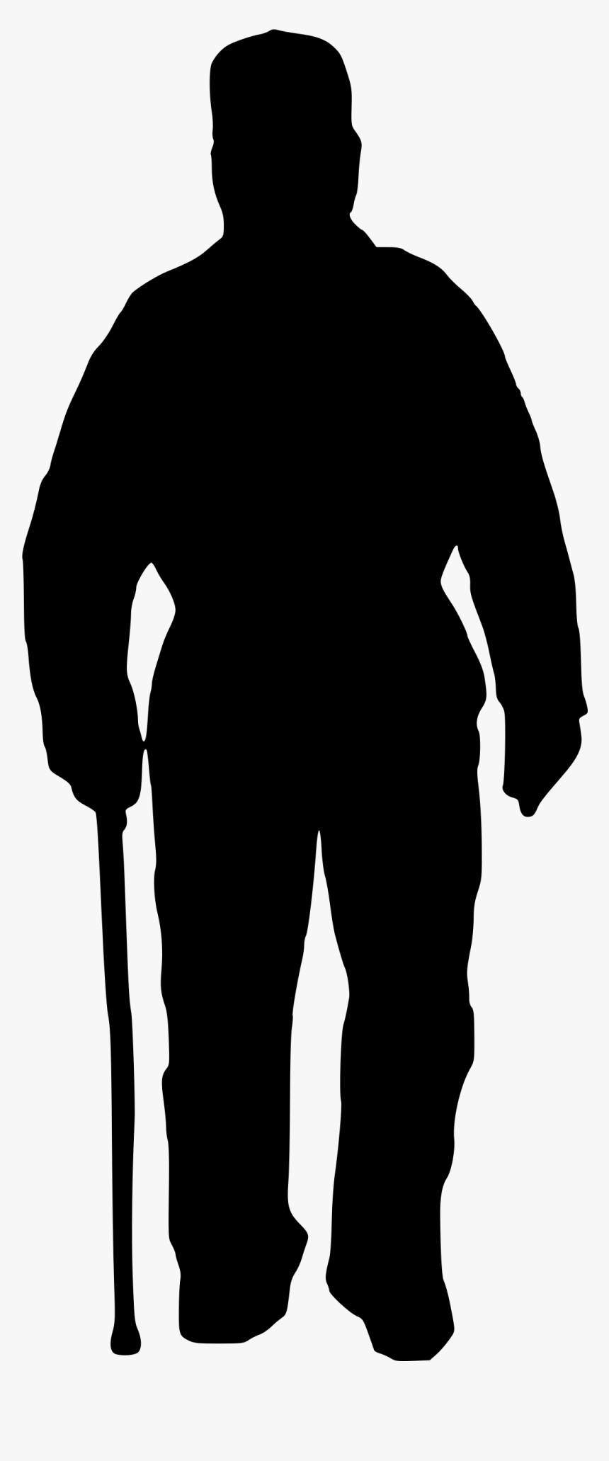 Image Result For Silhouette Old Man Figures - Old Man Silhouette Gif, HD Png Download