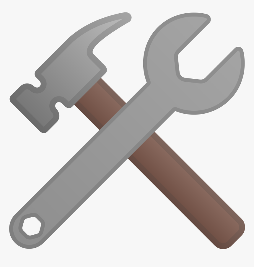 Hammer And Wrench Icon - Hammer And Wrench Emoji, HD Png Download