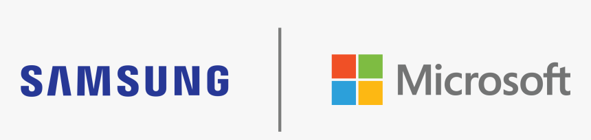 Microsoft And Samsung, HD Png Download