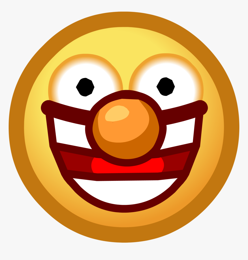 Shocking Emoji Png - Club Penguin Smile Face, Transparent Png