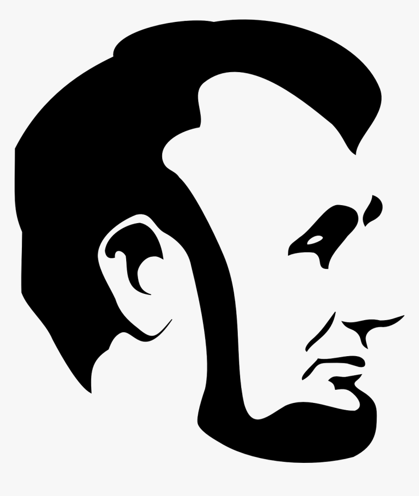 Abraham Lincoln President United States Free Picture - Abraham Lincoln Silhouette Png, Transparent Png