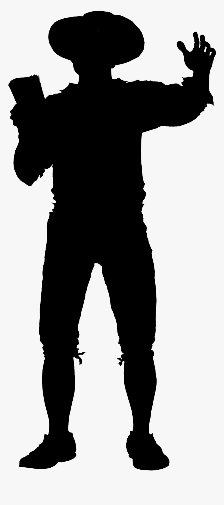 Farmer Man Silhouette Png, Transparent Png
