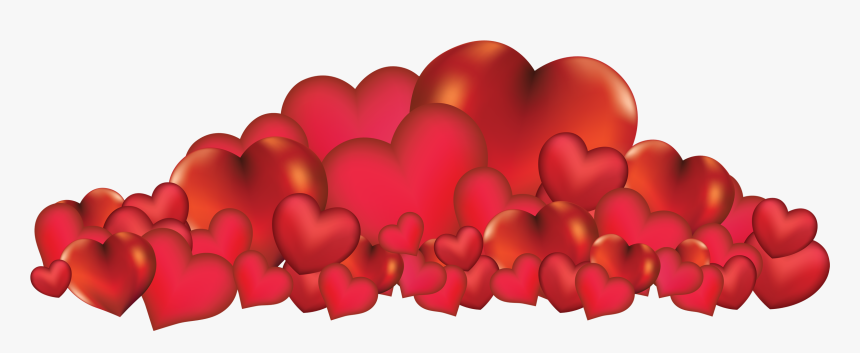 Bunch Of Heart Png Clipart - Bunch Of Hearts Png, Transparent Png