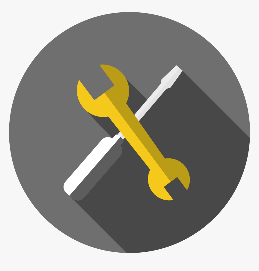 Grey Icon With Tools - Ville De Saint Etienne, HD Png Download