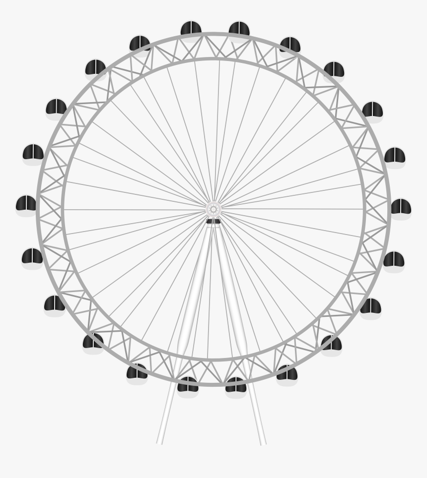 London Eye Png Clip Art, Transparent Png